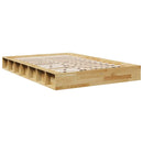 Sengeramme uden madras 120x200 cm Massivt træ Eg