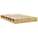 Sengeramme uden madras 120x200 cm Massivt træ Eg