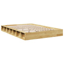 Sengeramme uden madras 120x190 cm Massivt træ Eg