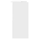 receptionsdisk hvid 100x50x103,5 cm konstrueret træ