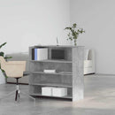 receptionsskranke 100x50x103,5 cm konstrueret træ beton grå