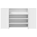 receptionsdisk hvid 180x50x103,5 cm konstrueret træ