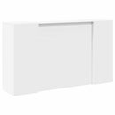 receptionsdisk hvid 180x50x103,5 cm konstrueret træ