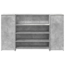receptionsskranke 180x50x103,5 cm konstrueret træ beton grå