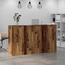 receptionsskranke 180x50x103,5 cm konstrueret træ antikt træ