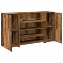 receptionsskranke 180x50x103,5 cm konstrueret træ antikt træ