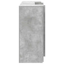 receptionsskranke 200x50x103,5 cm konstrueret træ beton grå