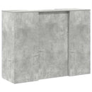 receptionsskranke 135x50x103,5 cm konstrueret træ beton grå