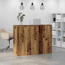 receptionsskranke 135x50x103,5 cm konstrueret træ antikt træ