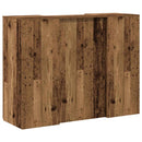 receptionsskranke 135x50x103,5 cm konstrueret træ antikt træ