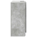 receptionsskranke 155x50x103,5 cm konstrueret træ beton grå