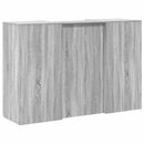 receptionsskranke 155x50x103,5 cm konstrueret træ grå sonoma