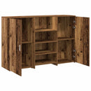 receptionsskranke 155x50x103,5 cm konstrueret træ antikt træ