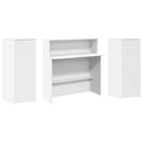 receptionsdisk hvid 180x50x103,5 cm konstrueret træ
