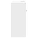 receptionsdisk hvid 180x50x103,5 cm konstrueret træ