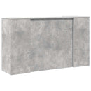 receptionsskranke 180x50x103,5 cm konstrueret træ beton grå