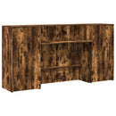 receptionsskranke 200x50x103,5 cm røget egetræsfarve
