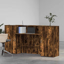 receptionsskranke 200x50x103,5 cm røget egetræsfarve