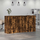 receptionsskranke 200x50x103,5 cm røget egetræsfarve