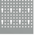 Værktøjs Vægpanel 2 pcs Grå 100 x 1 x 80 cm Ingeniørtræ og stål