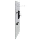 Værktøjs Vægpanel 2 pcs Grå 100 x 1 x 80 cm Ingeniørtræ og stål