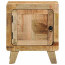 sengeborde 2 stk. 40x32x46 cm massivt ru mangotræ