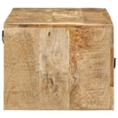 væghængt tv-skab 100x32x25 cm massivt ru mangotræ