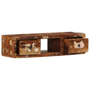 væghængt tv-skab 100x32x25 cm massivt genbrugstræ
