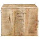 væghængt tv-skab 100x32x25 cm massivt ru mangotræ