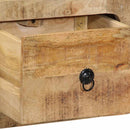 væghængt tv-skab 100x32x25 cm massivt ru mangotræ