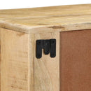væghængt tv-skab 100x32x25 cm massivt ru mangotræ