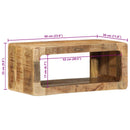 TV-skab Brun 60 x 30 x 25 cm Massivt mangotræ