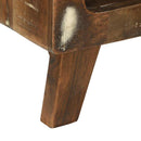 Sofabord Flerfarvet 90 x 50 x 35 cm Solid genbrugs træ