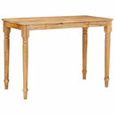 Sofabord Brun 110 x 55 x 77 cm Massivt mangotræ