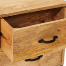 TV-borde med skuffe Brun 110 x 30 x 46 cm Massivt mangotræ