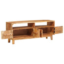 Opbevaringsskabe med dør Brun 110 x 30 x 45 cm Massivt mangotræ