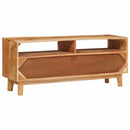 Opbevaringsskabe med dør Brun 110 x 30 x 45 cm Massivt mangotræ