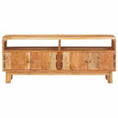 Opbevaringsskabe med dør Brun 110 x 30 x 45 cm Massivt mangotræ