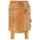 Opbevaringsskabe med dør Brun 110 x 30 x 45 cm Massivt mangotræ