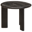 Nesting Kaffeborde 2 pcs Hvid Massivt mangotræ