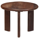 Nesting Kaffeborde 3 pcs Mørk Brun Massivt mangotræ