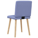 spisebordsstole 2 stk. Jeans blåt stof