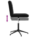 spisebordsstol velour sort