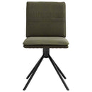 Spisebordsstol Army Green Faux Suede Læder