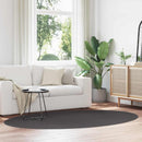 Områdetæpper Oval HUARTE Antracit 160 x 230 cm 100% polyester