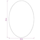 Områdetæpper Oval HUARTE Sandfarvet 120 x 170 cm 100% polyester