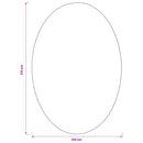 Områdetæpper Oval HUARTE Sandfarvet 120 x 170 cm 100% polyester