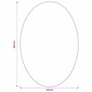 Områdetæpper Oval HUARTE Sandfarvet 140 x 200 cm 100% polyester