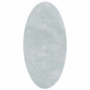 Områdetæpper Oval HUARTE Grå 100 x 200 cm 100% polyester