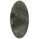 Områdetæpper Oval HUARTE Skovgrøn 80 x 150 cm 100% polyester